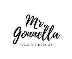 Mr. Gonnella's Welcome Letter