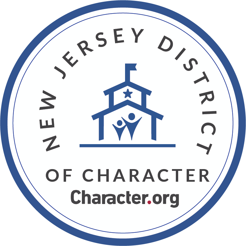 The official seal that reads "New Jersey District of Character - Character.org"