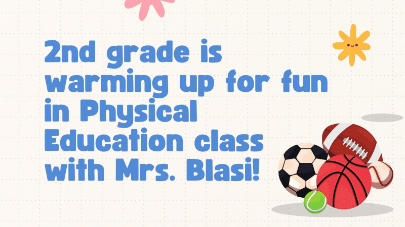 2nd grade is warming up to have fun in Physical Education class with Mrs. Blasi! #NoWallsNoLimits #DwyerMustangs #PhysicalEducation