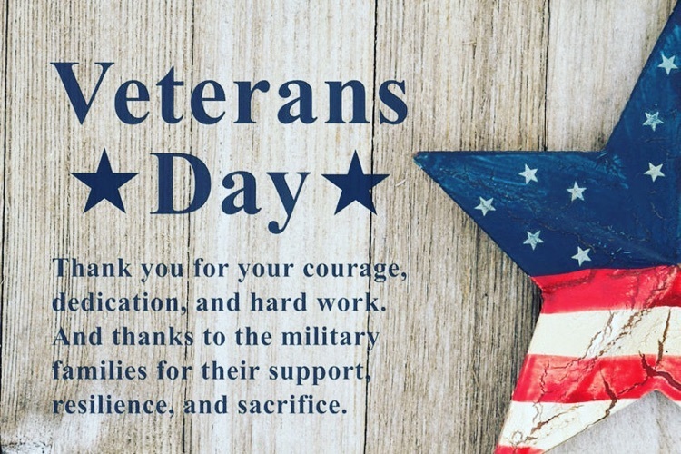 honoring our service men and women today