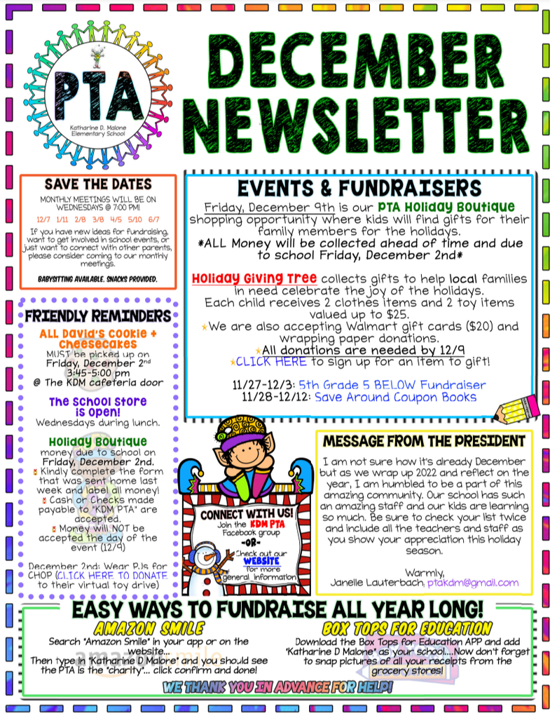 December PTA Newsletter