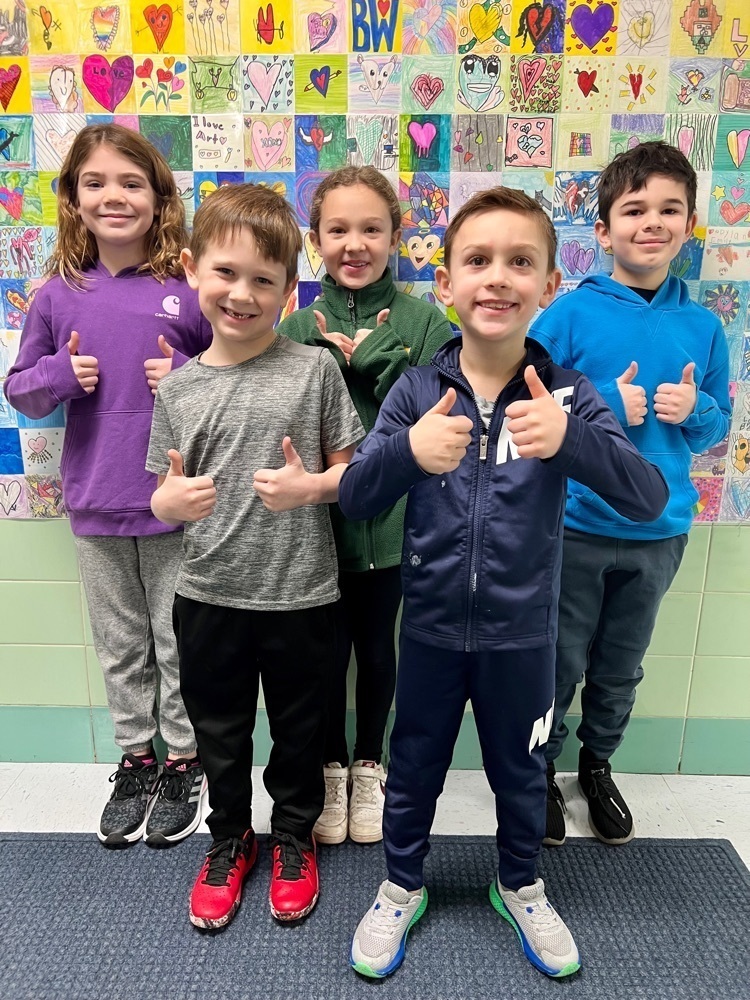 Here are our Box Top winners at Birchwood Elementary! Congratulations Sammy, Brenna, Mason, Johnny, and Colton.