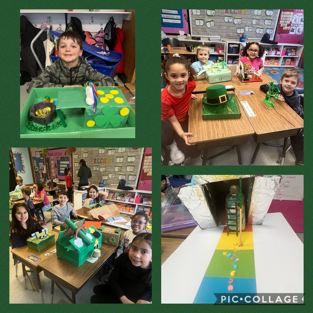 Just heard about the amazing traps grade 1 students set for those pesky leprechauns! Their creativity knows no bounds. Can't wait to see if they catch any. #StPatricksDay #LeprechaunTraps #Grade1isFUN